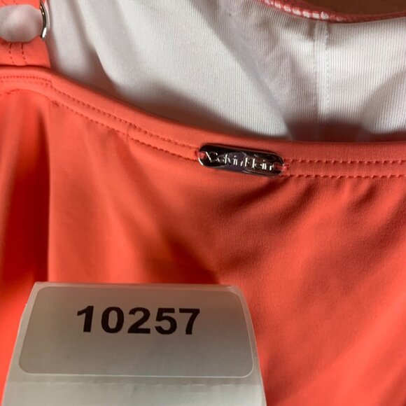 Calvin Klein Women's Scoop Neck Starburst Pleated One-Piece Swimsuit Size 6 NWT - Picture 8 of 8